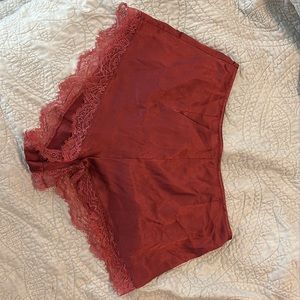 Satin sleep shorts